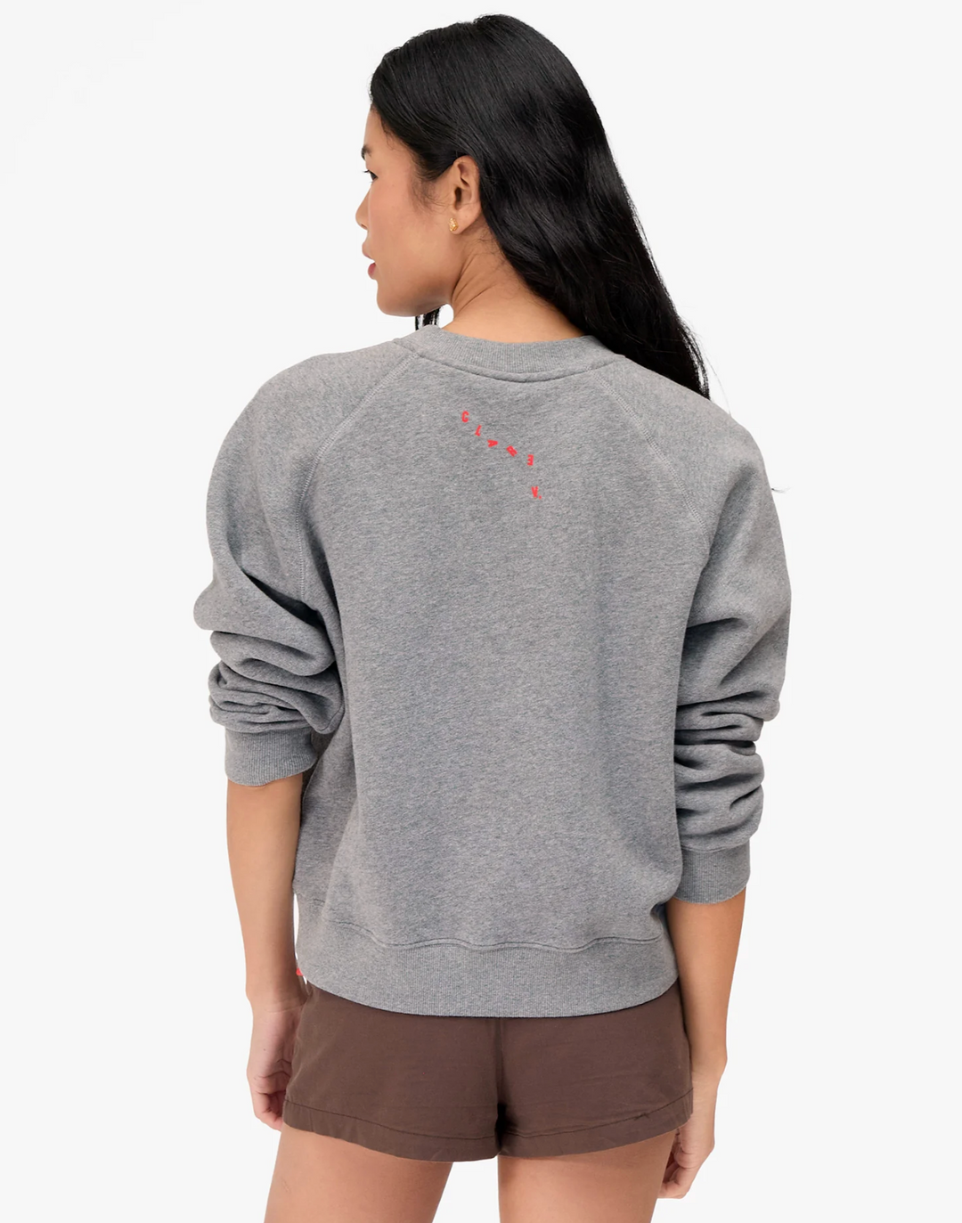 Le Court Sweatshirt - Grey Melange CV Anchor