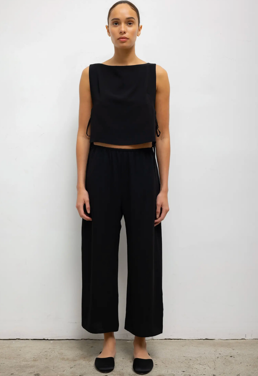 Ari Crop Pant - Black