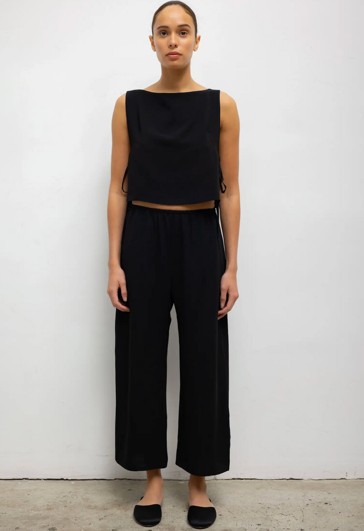 Ari Crop Pant - Black