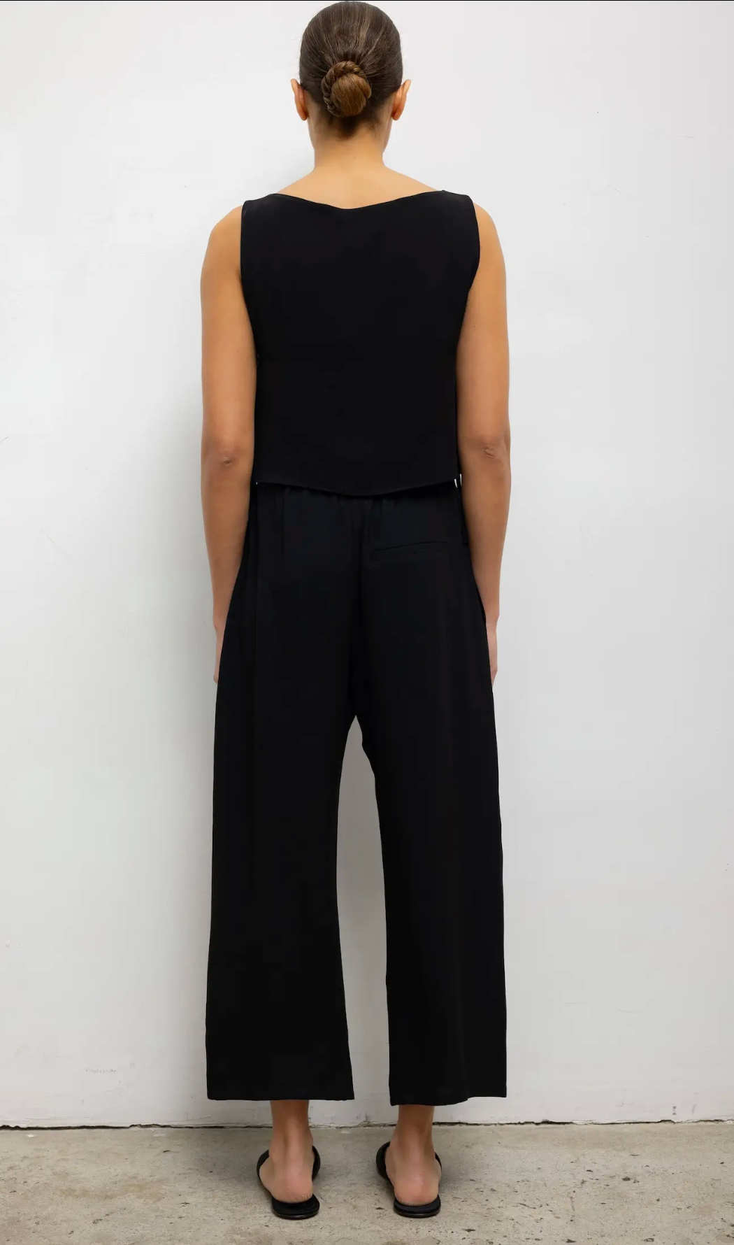 Ari Crop Pant - Black