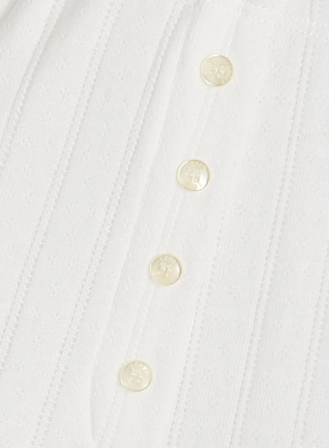 Pointelle Boxer Pant - White