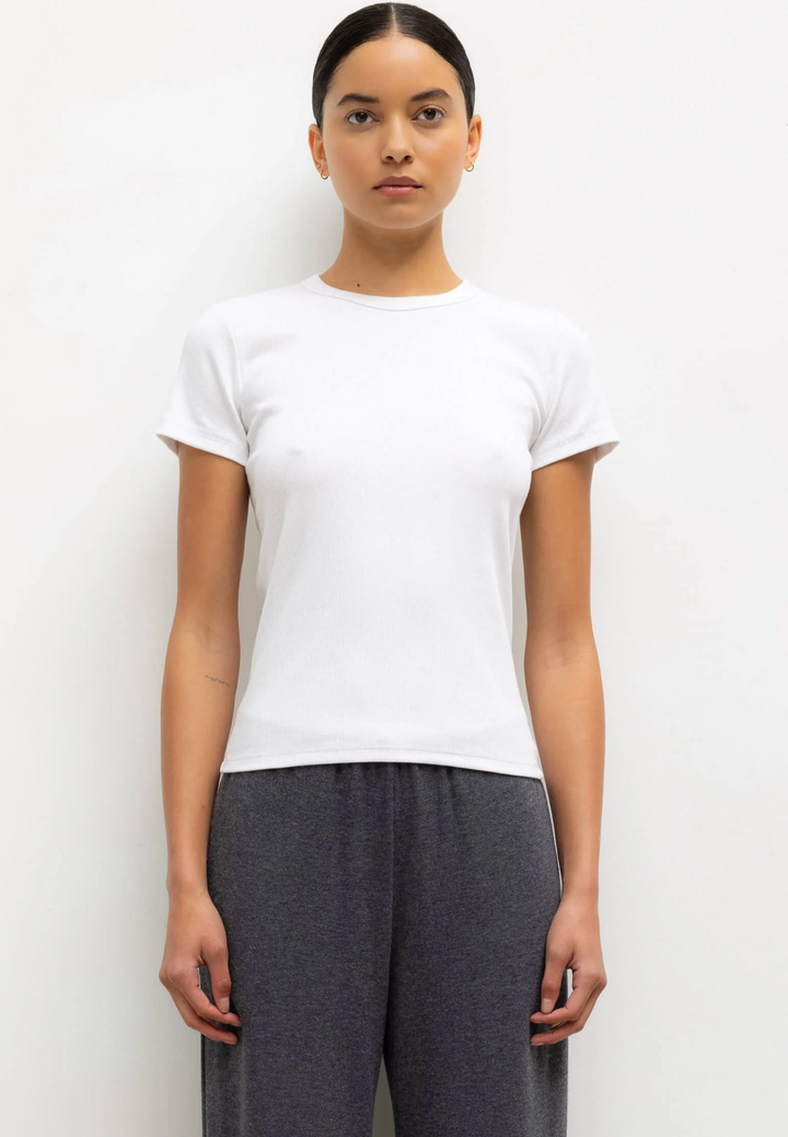 Kelly Slim Fit Tee - White