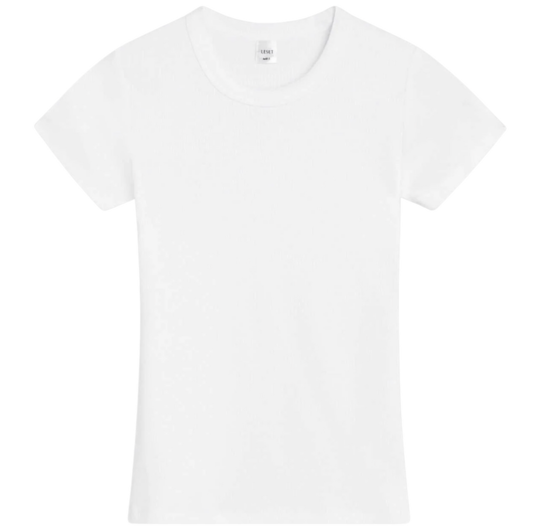 Kelly Slim Fit Tee - White