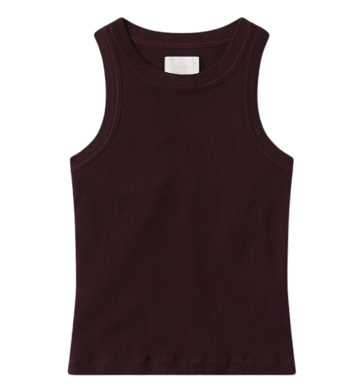 Isabel Rib Tank - Mahogany