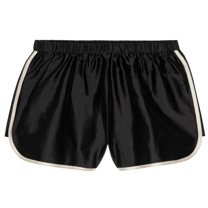 The Taffeta Racer Stripe Short - Jet