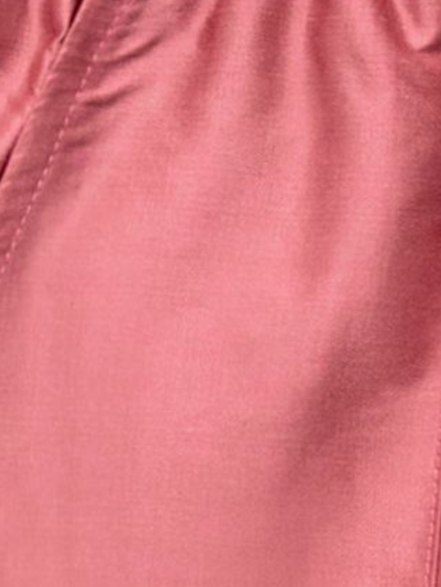 The Taffeta Drawstring Cargo Pant - Rhubarb