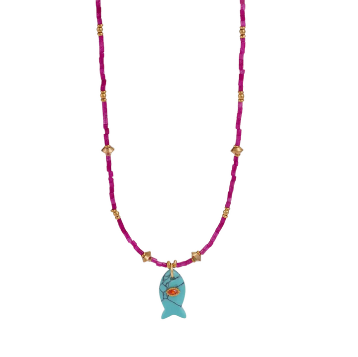 Hamptons Necklace - Magenta