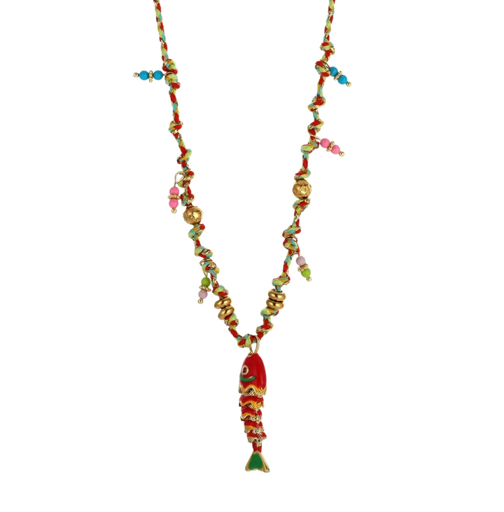 Koi Necklace - Red