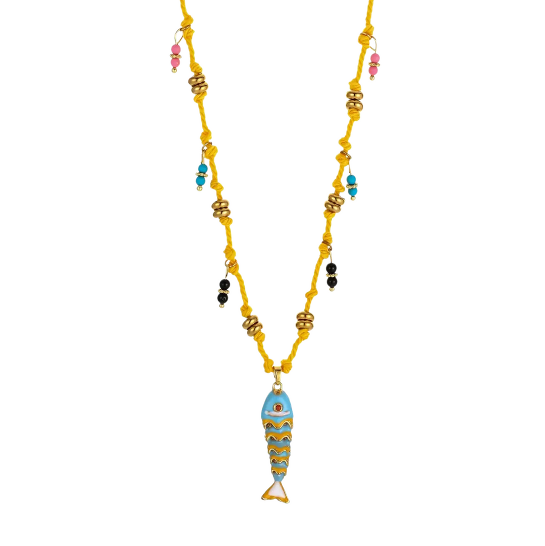 Koi Necklace - Lemon