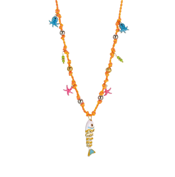 Koi Necklace - Orange