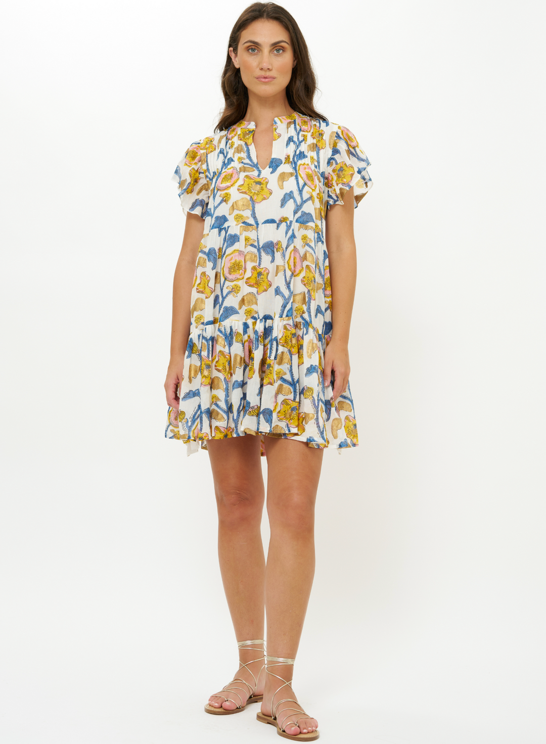 Ivy Dress - Poppy Marigold