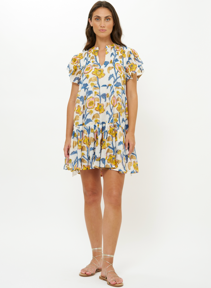 Ivy Dress - Poppy Marigold