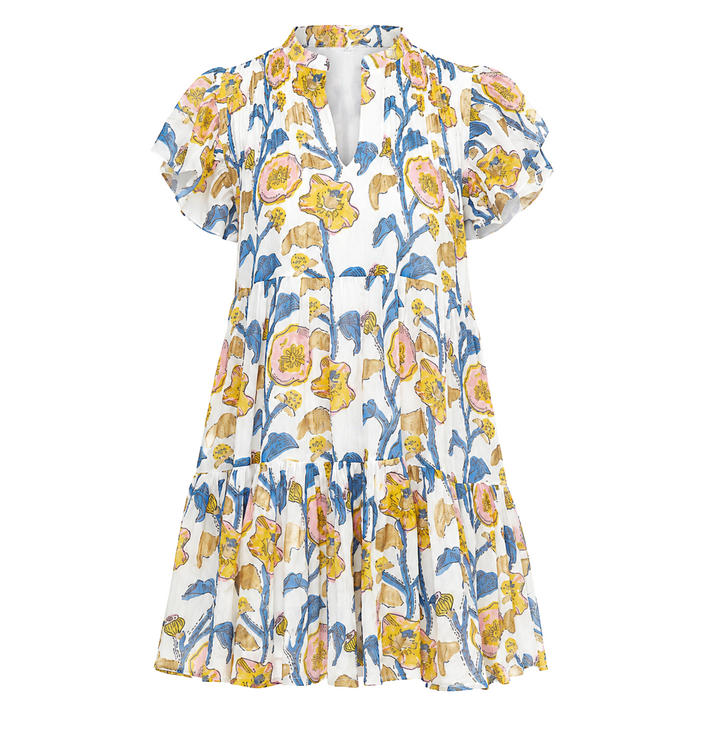 Ivy Dress - Poppy Marigold