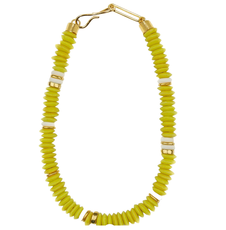 Laguna Necklace - Electric Neon Yellow