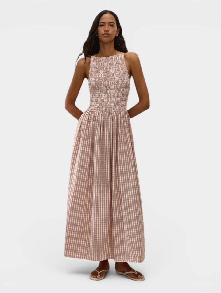 Laia Maxi Dress - Paloma Check