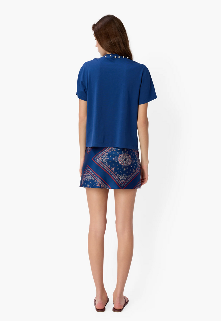 Aviva Mini Skirt - Mariner's Bandana