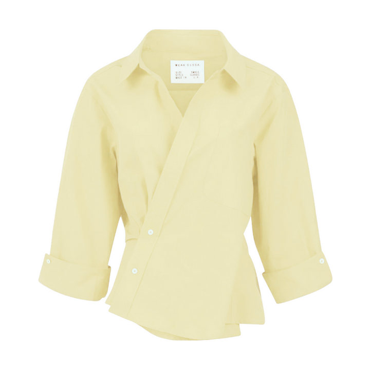 The DAILY Shirt - Butter Yellow Sheer