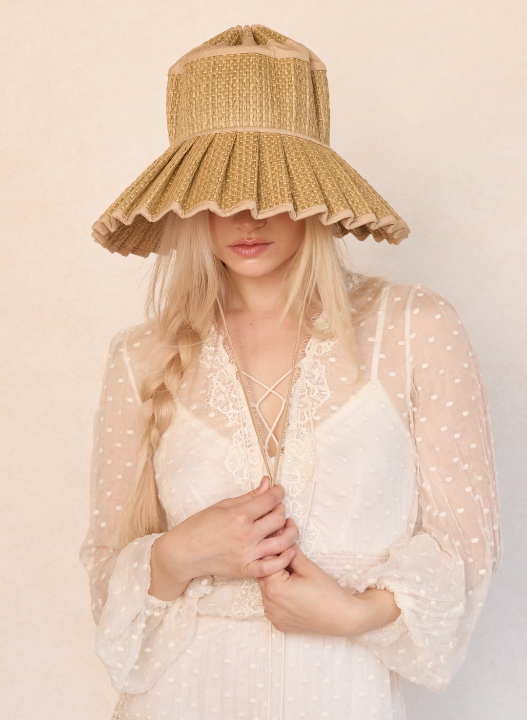Island Maxi Capri Hat - Wheat