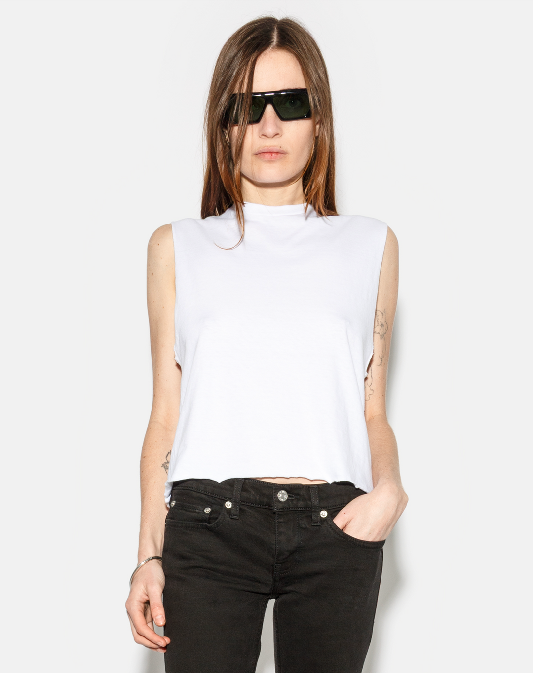 Muscle Tee - Optic White