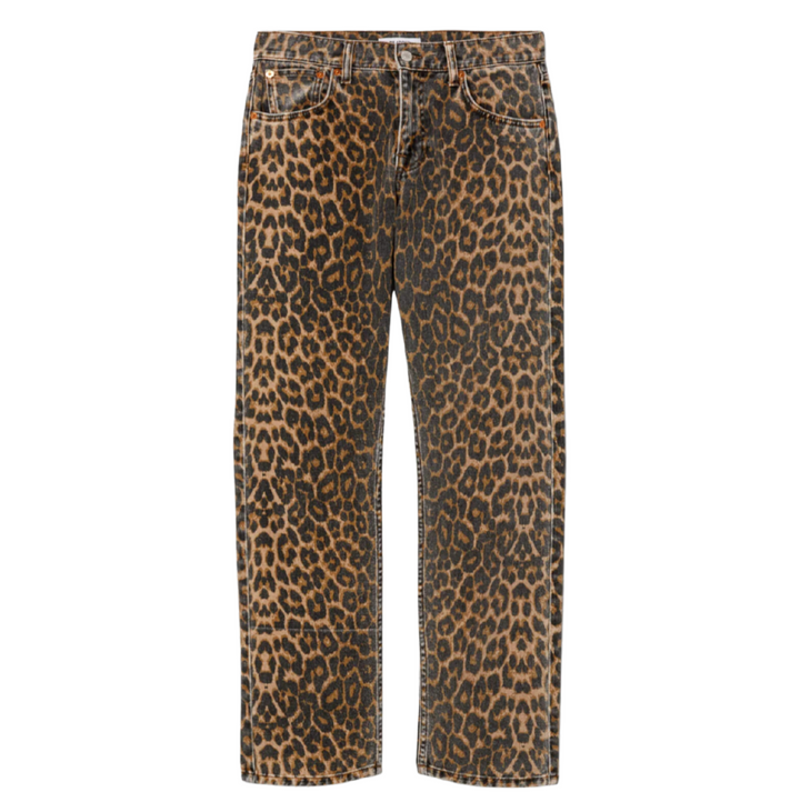 Mid Rise Blondie Crop - Leopard