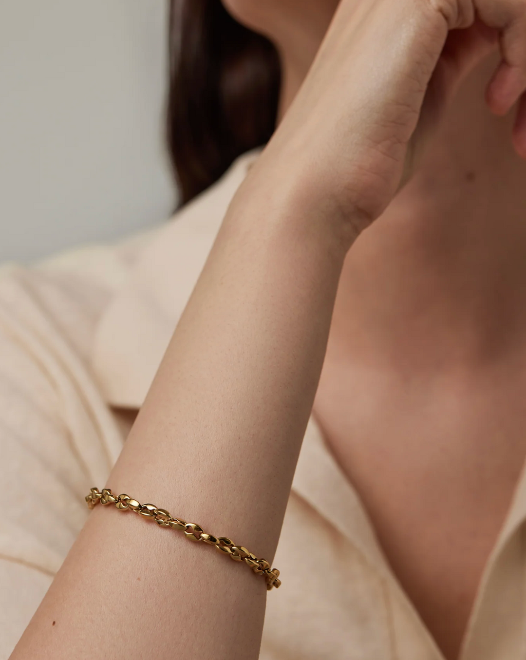 Dhani Bracelet - L - Gold