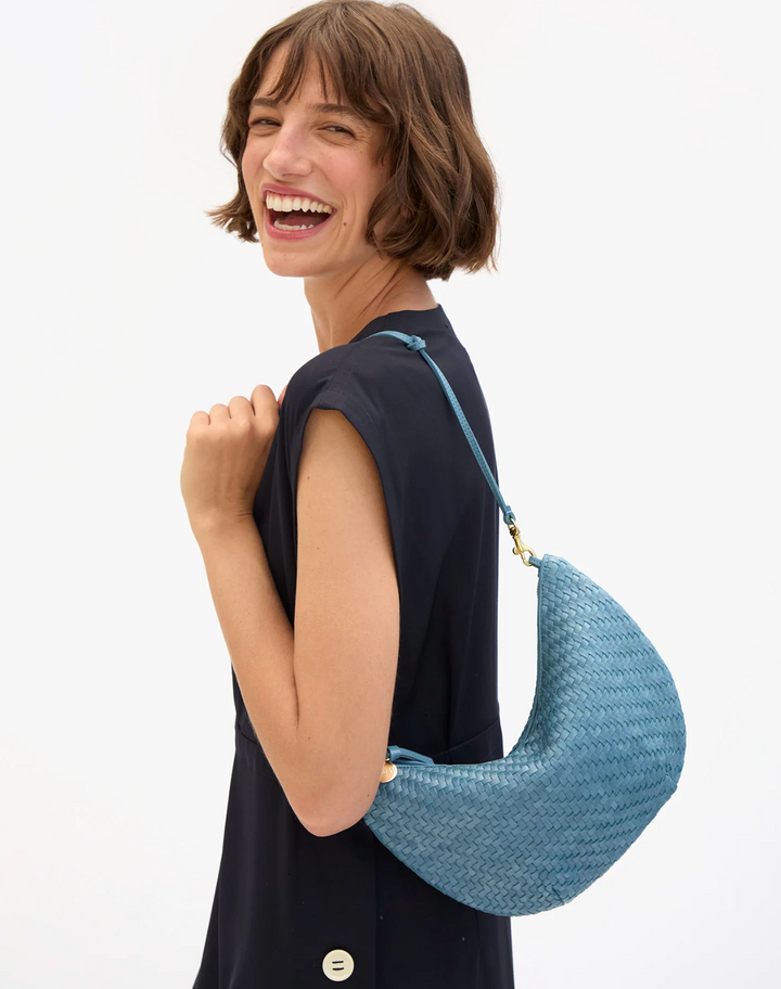 Lune - Desert Blue Woven Zig Zag