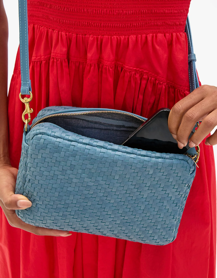 Marisol - Desert Blue Woven Zig-Zag