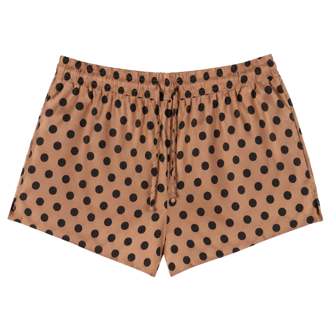 Jasper Short - Polka Dot Tan/Black