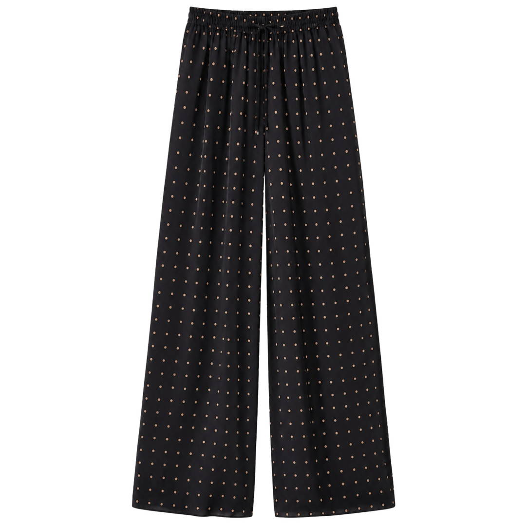 Lauren Pant - Polka Dot Black/Tan