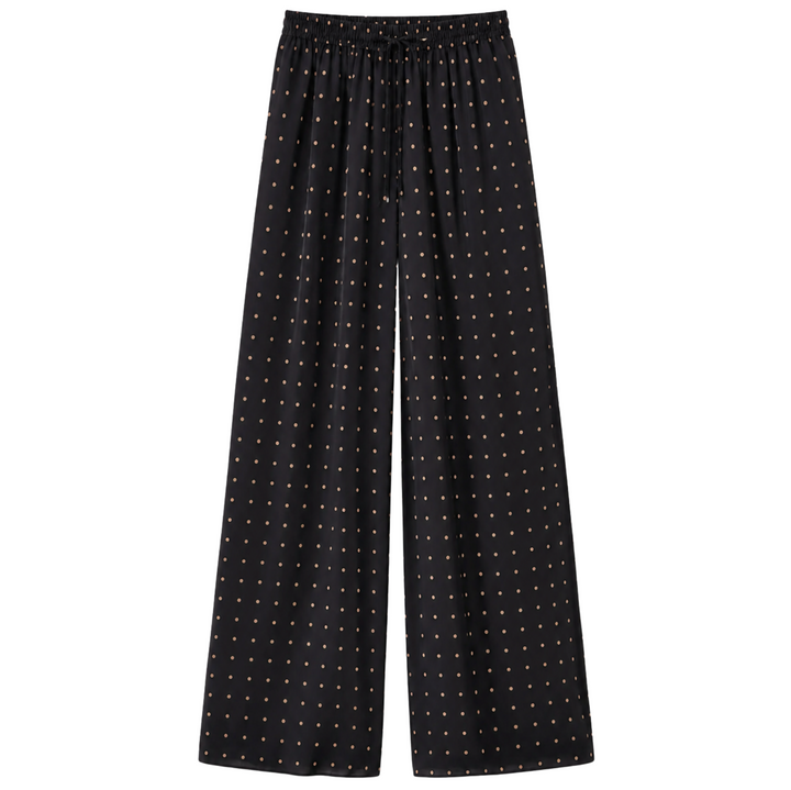 Lauren Pant - Polka Dot Black/Tan