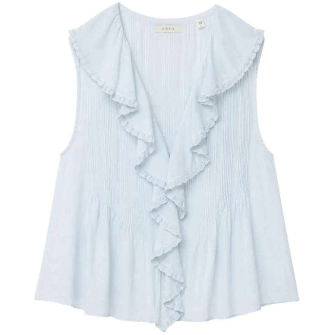Hilda Top - Alice Blue