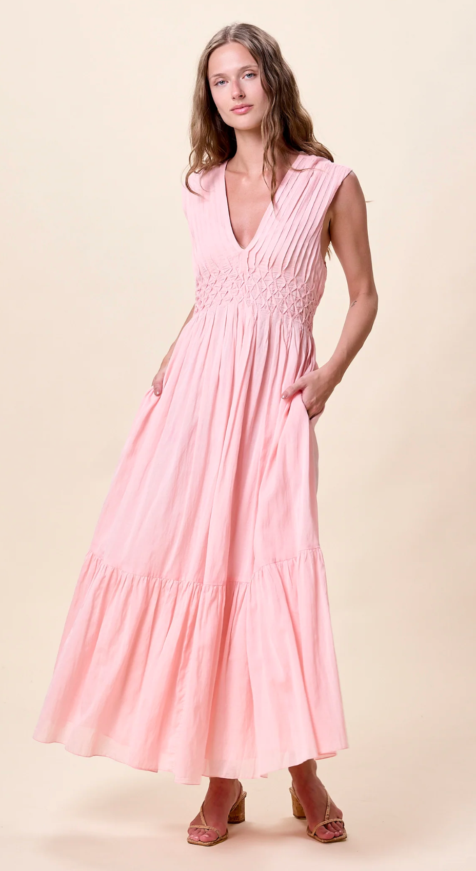 Suzanne Maxi Dress - Mellow Rose