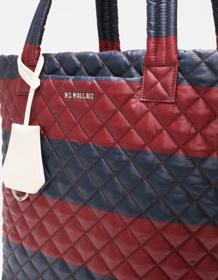 Medium Metro Tote Deluxe - Rugby Stripe