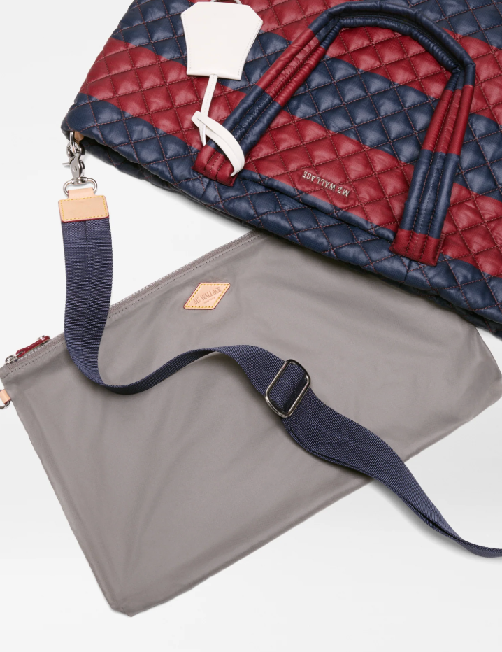 Medium Metro Tote Deluxe - Rugby Stripe
