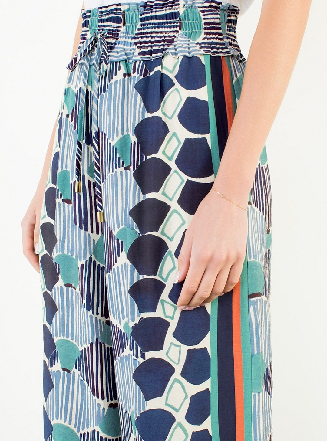 Coastal Mosaic Pant - Blue