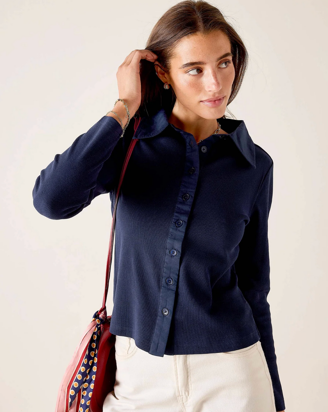 Earhart Top - Navy