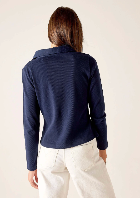 Earhart Top - Navy