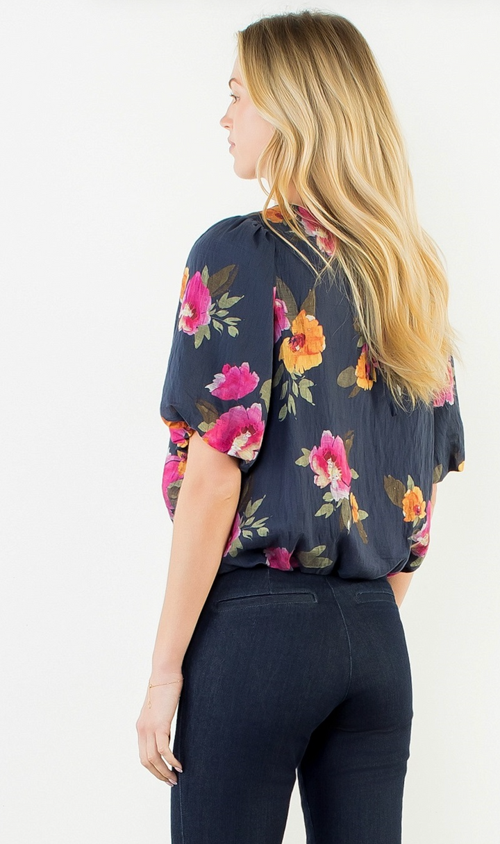 Midnight Bloom Top