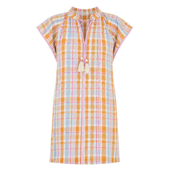 Sunset Plaid Dress
