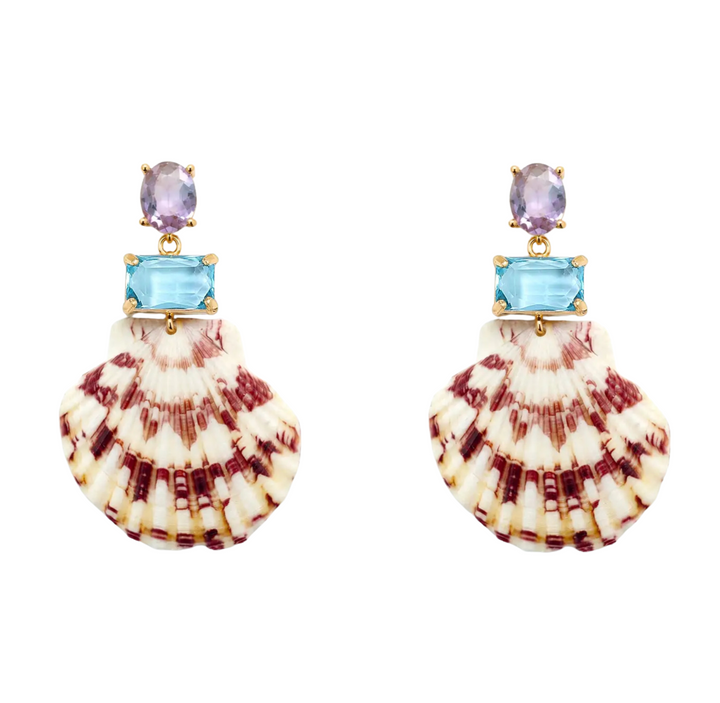 Shell Statement Earrings