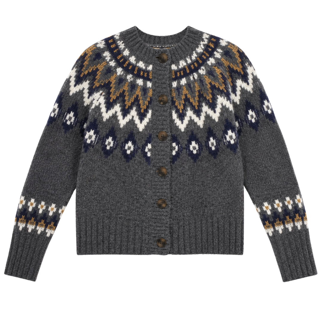 Alina Mixed Media Cardigan - Multi