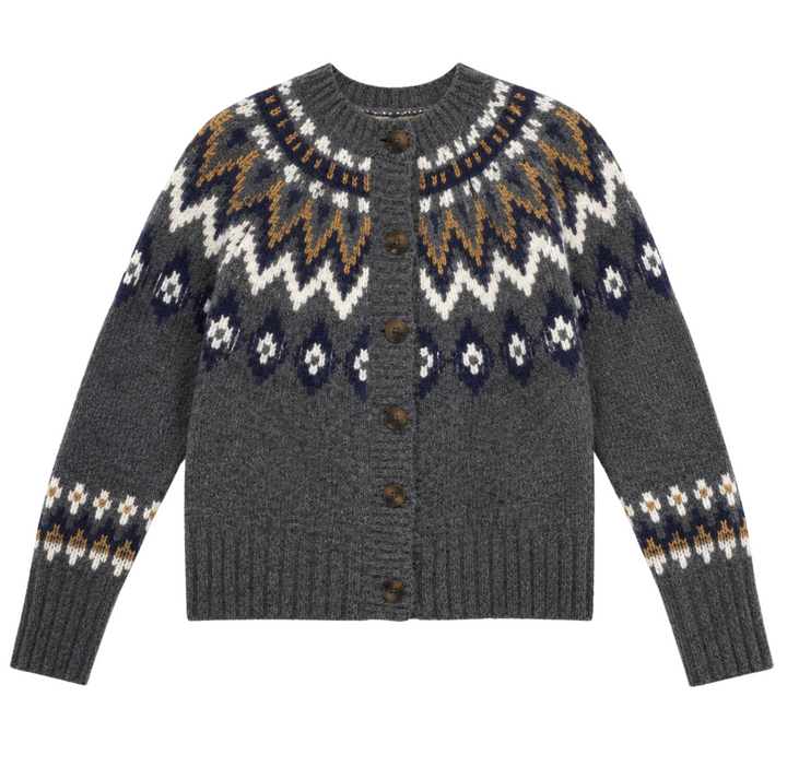 Alina Mixed Media Cardigan - Multi