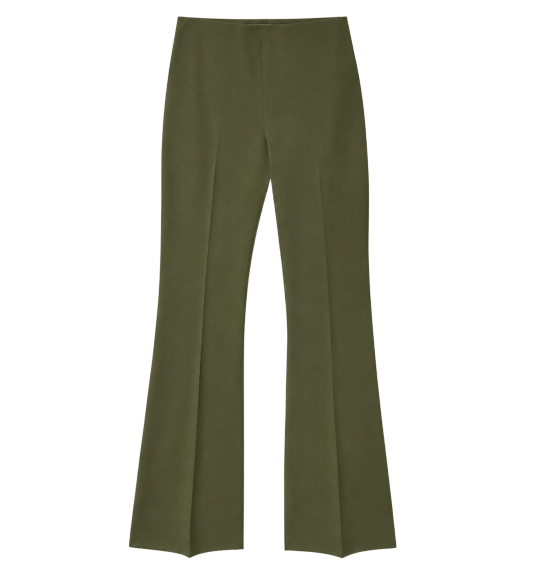Bootcut Pants - Olive