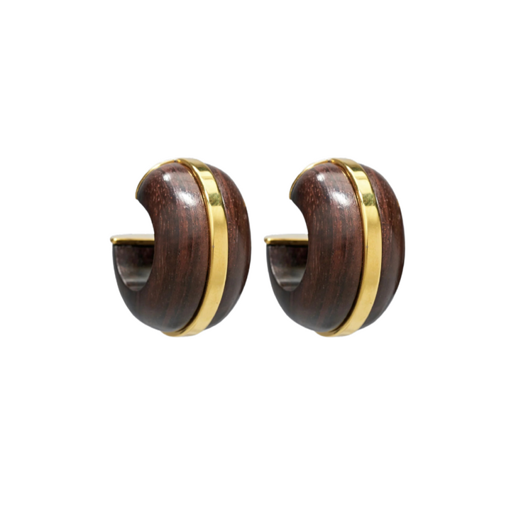 Halo Hoops - Acacia Wood