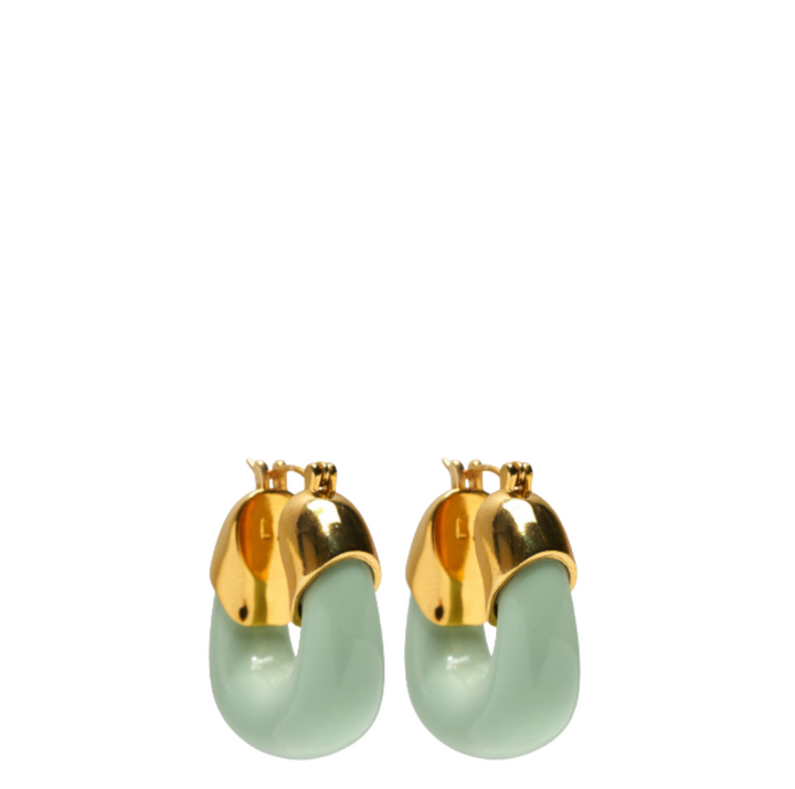 Mini Organic Hoops - Seafoam