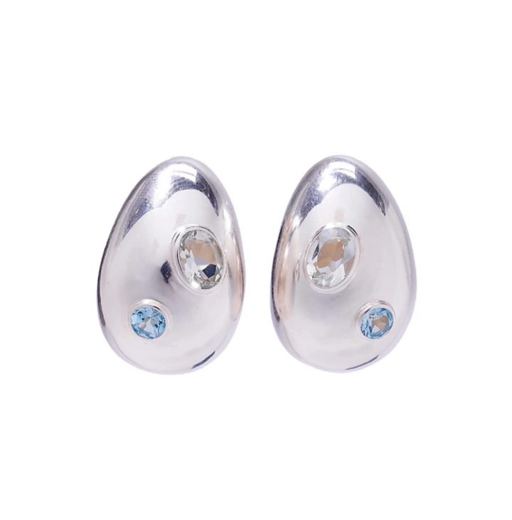 Mini Arp Earrings - Silver