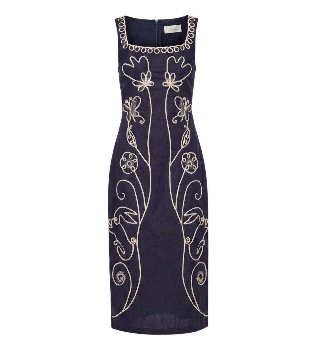 Ruxandra Midi Dress - Black