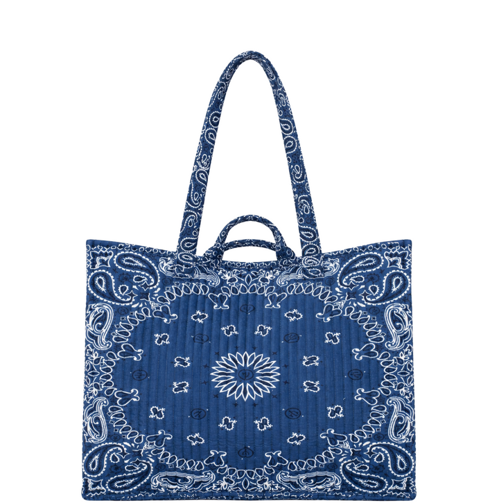 Bandana Tote - Blue