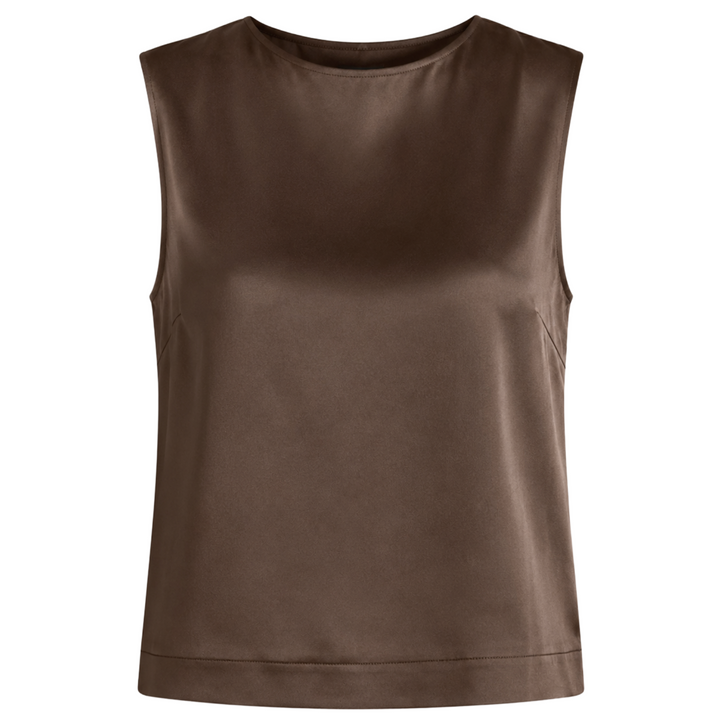 Jeanne Top - Cocoa Silk