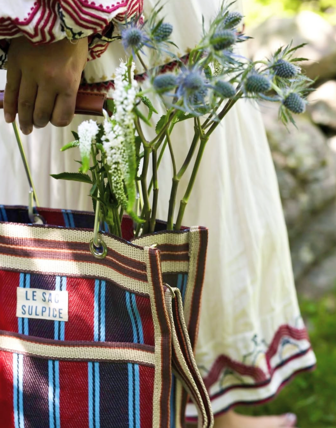 Palma Mini Metal Handle Tote - Cassis